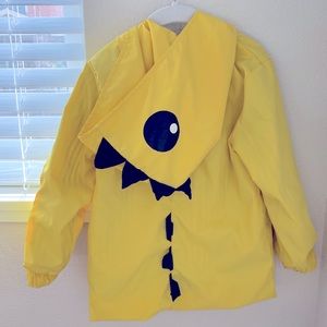 Yellow Dinosaur Wind Breaker Jacket